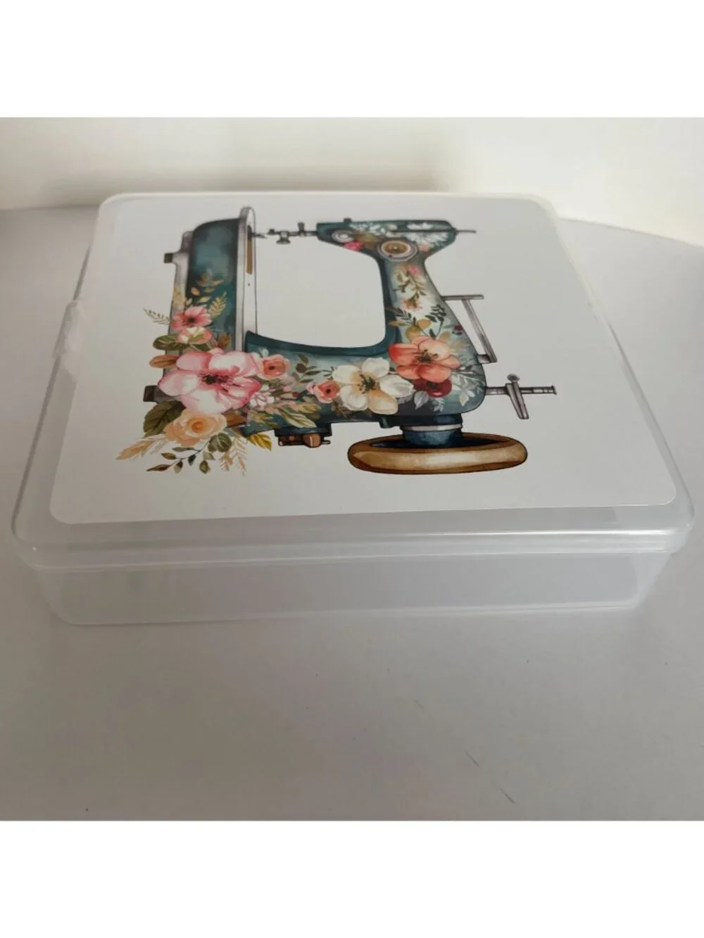 Summit St Box Plastic Storage Box 7x7 Quilt Square Craft Room Organization Decor